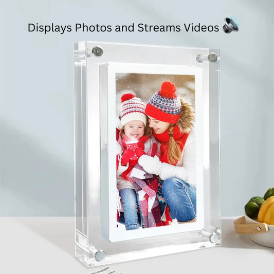 PicStream™ - Premium Acrylic Digital Streaming Photo Frame