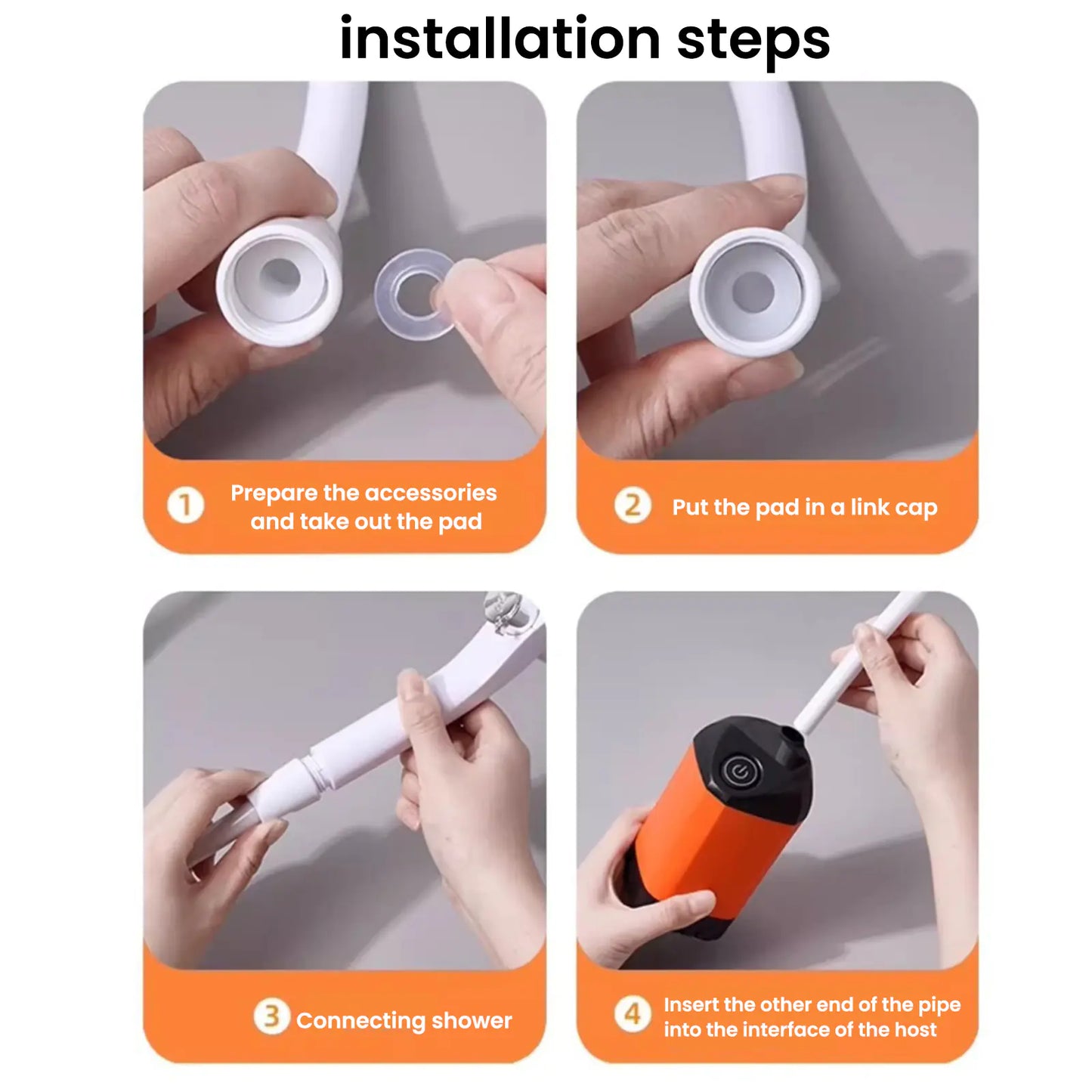 CampSplash™ - Portable Electric Shower Pump with Digital Display