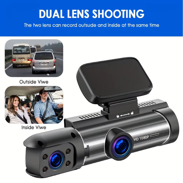 DualVision Pro™ - Smart 360° Dual Lens Car Dash Cam