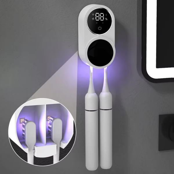 SteriGlow Pro™ - Professional UV Light Tooth Brush Sterilizer