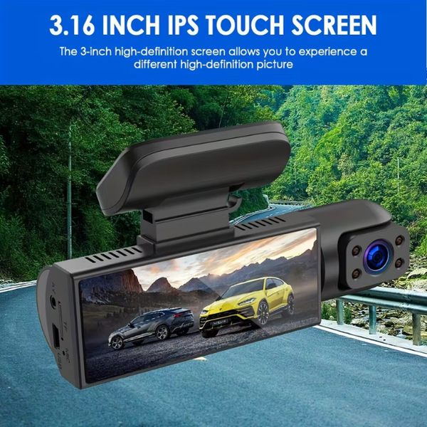 DualVision Pro™ - Smart 360° Dual Lens Car Dash Cam