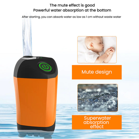 CampSplash™ - Portable Electric Shower Pump with Digital Display