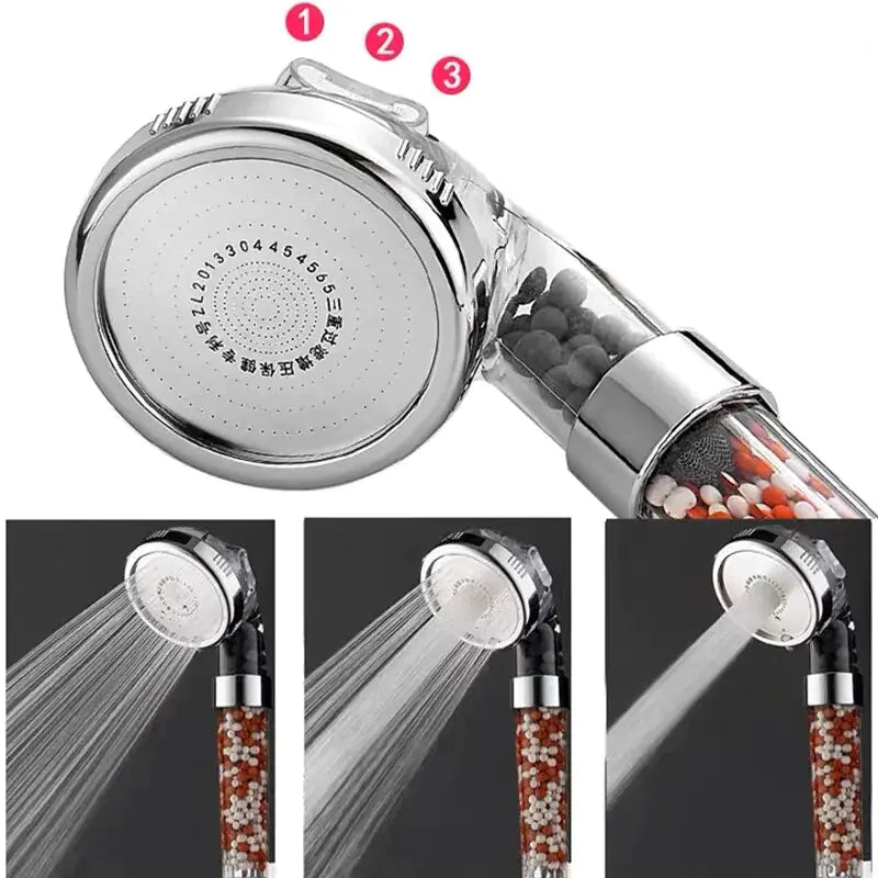 AquaPulse™ - Durable Handheld Rainfall Shower Head