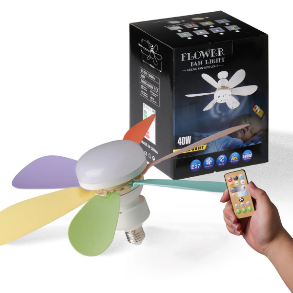 EasyBreeze Pro™ - Premium Screw In LED Ceiling Fan