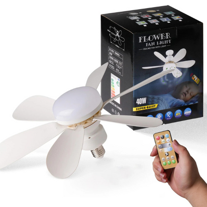 EasyBreeze Pro™ - Premium Screw In LED Ceiling Fan