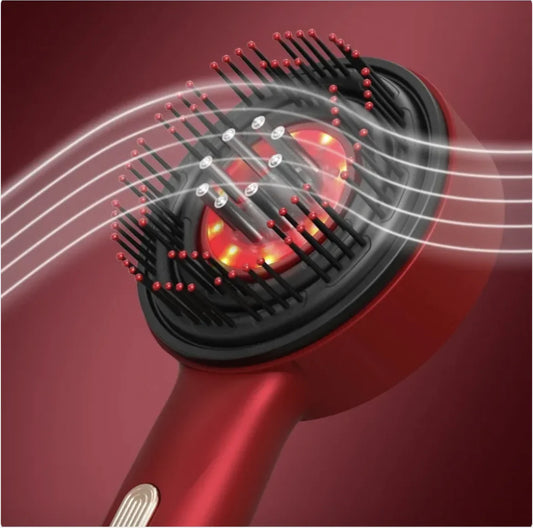 ThermaGlow™ - Premium Red Light Electric Scalp Massage Comb