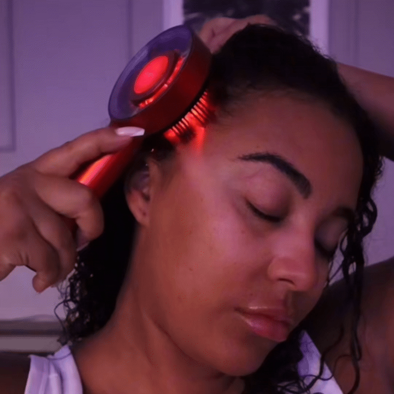 ThermaGlow™ - Premium Red Light Electric Scalp Massage Comb